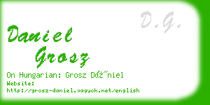 daniel grosz business card